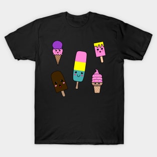 Cute  Ice Cream Pattern T-Shirt